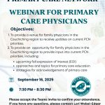 Couchiching Primary Care Network Webinar for Primary Care Physicians